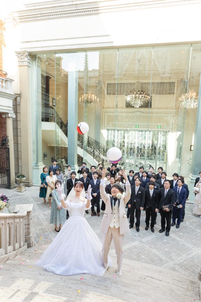 大好きなポケモンの世界観＆大人可愛いドレスで魅せる！笑顔いっぱいの結婚式