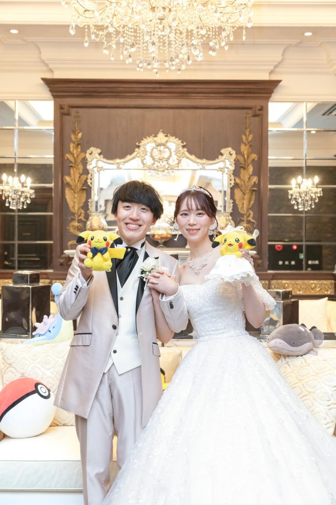 大好きなポケモンの世界観＆大人可愛いドレスで魅せる！笑顔いっぱいの結婚式